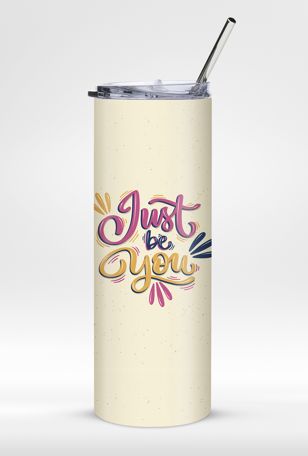 "Just Be You" Premium Insulated 20oz Tumbler with Straw - Travel Friendly