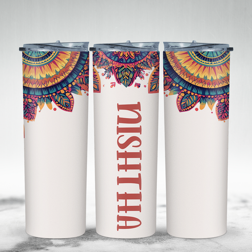Custom Name Insulated Tumbler - Stainless Steel Travel Mug