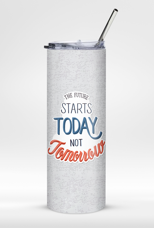 "Be Fearless" - Premium Insulated 20oz Tumbler with Straw