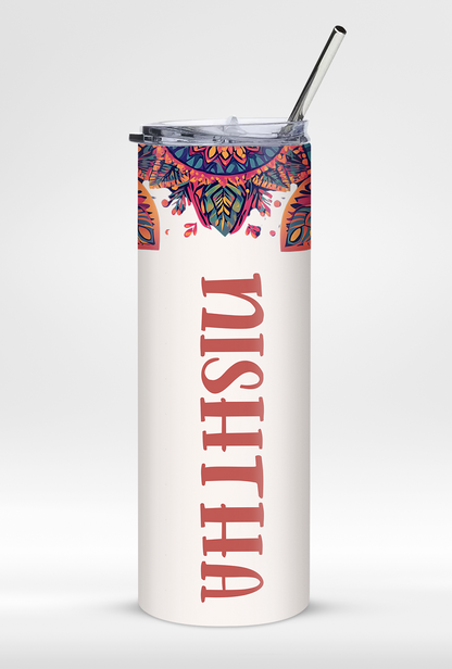 Custom Name Insulated Tumbler - Stainless Steel Travel Mug