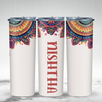 Custom Name Insulated Tumbler - Stainless Steel Travel Mug