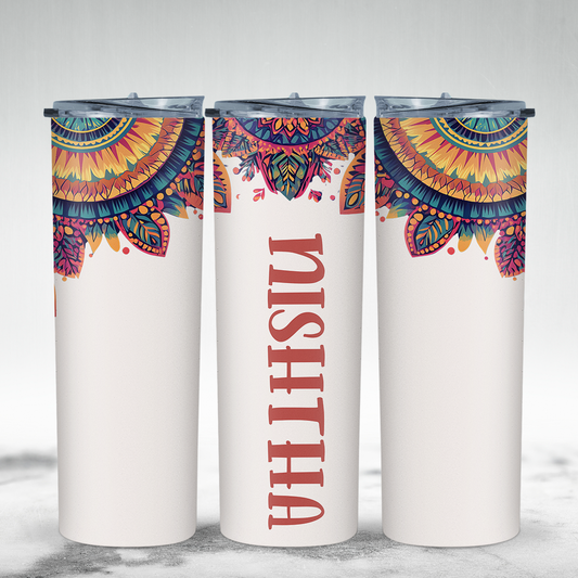 Custom Name Insulated Tumbler - Stainless Steel Travel Mug